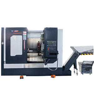 Torno CNC de Bancada Inclinada TCK52DY, <span class=keywords><strong>Centro</strong></span> de Torneado con Eje <span class=keywords><strong>C</strong></span>, Eje Y, Fresadora Horizontal, Guía Lineal Rígida, Maquinaria para Procesamiento Metálico - Product Image 1