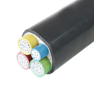 China Power Station 30mm 185mm 240mm 300mm 630mm 2 3 4 5 Core Low Voltage Steel Wire Aluminum Conductor electric power cable