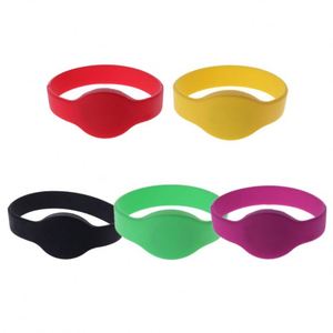 Pulsera RFID de Silicona NFC EM4100 TK4100 de 125khz, Venta al Por Mayor, Promocional - Product Image 1