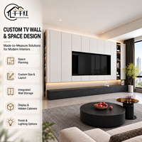 Meuble TV de luxe haut de gamme au design moderne et personnalisé, disponible en divers styles pour salon, fournisseur en gros
