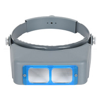 Head Mount Magnifier 1.5X 2X 2.5X 3.5X Optical Headset Magnifying Visor Reading Magnifier Jeweler Loupe with 4 Lens