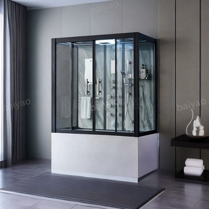 Vorgefertigtes Badezimmer Dampfbad Dusch set Wasser therapie Kabine Whirlpool Badewanne Multifunktion ale Dusche Dampfbad - Product Image 2