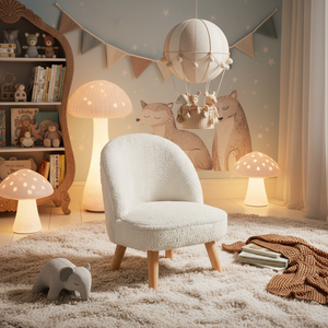 Canapé pour enfants avec pieds en bois, mobilier pour enfants, chaise bébé en <span class=keywords><strong>mousse</strong></span> souple - Product Image 1