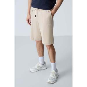Shorts pour homme Tommylife, coupe standard, beige, coton respirant, décontracté, taille S - Product Image 4