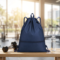 Sac à dos de sport en polyester imperméable avec cordon de serrage, tendance, pour le Nouvel An 2025, idéal pour les cadeaux