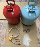 Kits d'isolation en mousse pulvérisée à cellules fermées et ouvertes en polyuréthane à deux composants, 300 à 600 pieds cubes, bombes aérosol