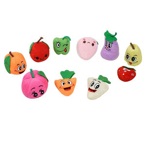 1773 venta al por mayor ODM fábrica personalizada felpa suave juguete fruta vegetal marionetas <span class=keywords><strong>de</strong></span> dedo empaquetado a granel al por mayor fruta marioneta <span class=keywords><strong>de</strong></span> dedo - Product Image 2