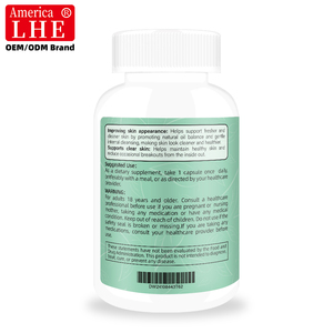 Fabricant en gros de compléments anti-acné pour la clarté de la peau avec Vitamine A, Vitamine C, Zinc et Mélange d'herbes – 90 Capsules Anti-acné - Product Image 5