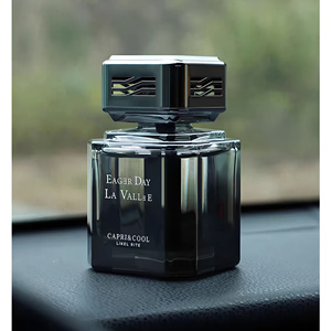 Diffuseur de parfum d'intérieur automobile en verre carré de luxe, personnalisé OEM, pour huiles essentielles longue durée, vente en gros - Product Image 6