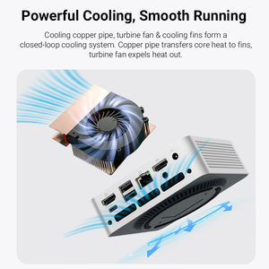 Transparante Magnetische R3-4300U Mini Pc Quad Core Dual M.2 2242 2280 Ssd Ddr4 Usb Type C Met Pd Opladen Kantoor Mini Pc - Product Image 4