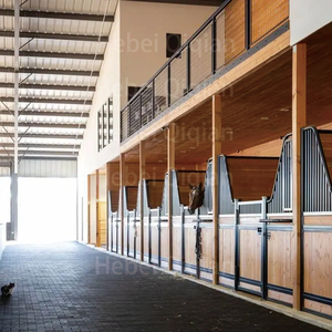 स्लाइडिंग दरवाजे के घोड़े के स्टालों के साथ अनुकूलित घोड़े के स्थिर पैनल क्लासिक अमेरिकी मानक आकार बांस के घोड़े स्थिर - Product Image 6