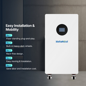 Batterie au lithium LFP VoltaNest Split Mobile 51,2 V 314 Ah 16 kWh de qualité A, système solaire hybride réseau 5-10 kW, stockage d'énergie domestique BMS - Product Image 3