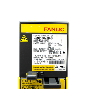 A06B-6240-H209 Amplificador Fanuc Alpha i-B aiSV 80/80-B Módulo de fuente de alimentación SVMi de doble eje 283V A06B6240H209 Variador Fanuc - Product Image 1