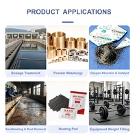 Vente en gros usine – Poudre magnétique de fer 80-200 mesh à double réduction pour le traitement des eaux usées industrielles et des déchets métalliques lourds