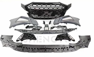 Les pare-chocs de voiture de haute qualité modifiés en <span class=keywords><strong>RS3</strong></span> pour <span class=keywords><strong>Audi</strong></span> A3 2021 incluent l'assemblage de pare-chocs avant avec les tuyaux de queue du diffuseur arrière de calandre - Product Image 3