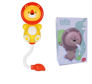 New điện sư tử tự động phun nước vòi hoa sen đầu bé bồn tắm nước chơi trò chơi động vật phun nước tắm đồ chơi cho phòng tắm - Product Image 5