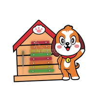 Customizable Cartoon-Themed Outdoor Percussion Instruments | Durable Aluminum Musical Playground Equipment for Kids