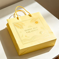 Sac fourre-tout en papier cartonné personnalisé avec gaufrage et débossage, pelliculage mat pour sacs en papier de marque cosmétique et de vente au détail