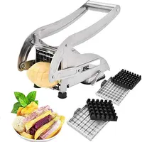 Коммерческий пищевой ручной инструмент для овощей кубический слайсер для картофельных чипсов из нержавеющей стали фри-резаки для картофеля с присоской