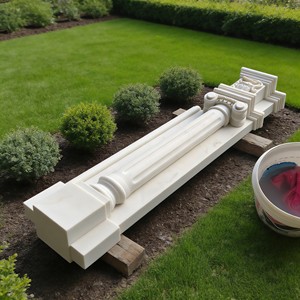 Escultura de Mármol Personalizada para Decoración Interior y Exterior, <span class=keywords><strong>Pilar</strong></span> con Figura de Dama Griega Tallada, Columna Romana de Mármol en Venta - Product Image 2