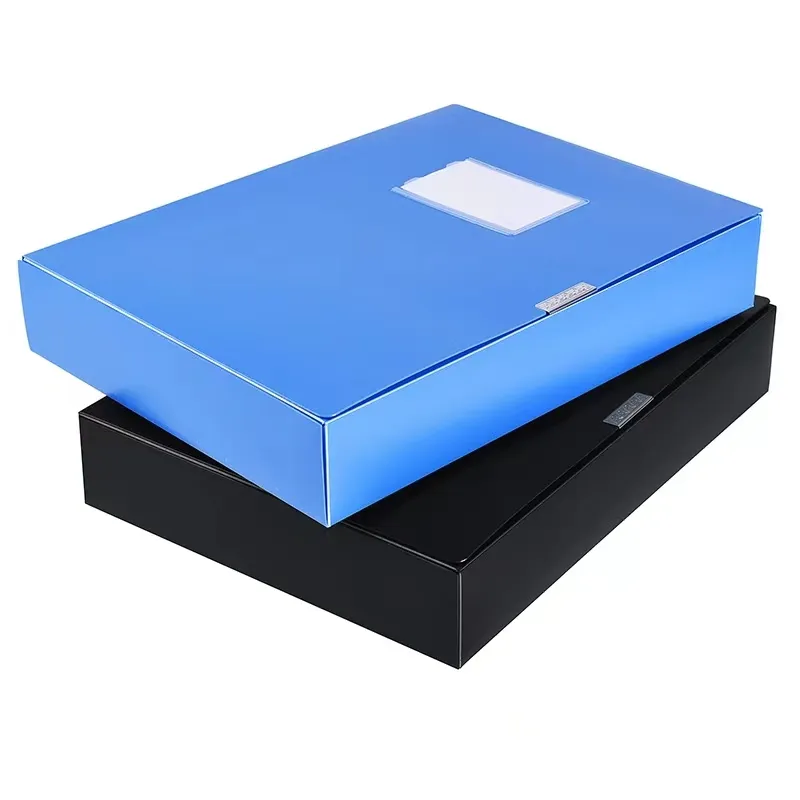 Manufacturers wholesale large capacity office supplies A4 file rack box A4 box plastic folder size 20cm/35cm/55cm/75cm