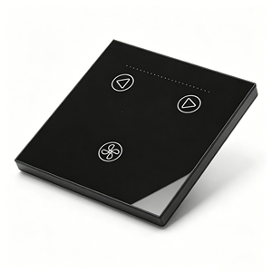 Interrupteur mural intelligent pour ventilateur, commande à distance via l'application Tuya WiFi, interrupteur tactile pour ventilateur <span class=keywords><strong>de</strong></span> plafond, compatible avec Alexa et Google Home <span class=keywords><strong>Assistant</strong></span> - Product Image 1