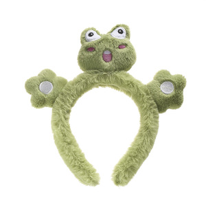 Nueva Tendencia 2026: Súper Adorable Juguete de Peluche Tridimensional, Lindo Lazo <span class=keywords><strong>para</strong></span> el Cabello con Cara de Rana Peluda, Colores Variados <span class=keywords><strong>para</strong></span> Mujer - Product Image 5