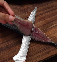 Couteau à désosser Damas 73 couches, cœur en VG10 japonais, lame incurvée professionnelle et tranchante, couteaux de cuisine pour viande et volaille