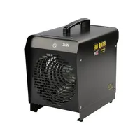 Calentador Eléctrico Portátil de Acero Inoxidable de 3000W y 220V con Elemento Calefactor para Habitaciones
