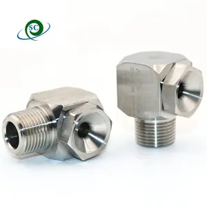 CS 1/4 bspt stainless steel chemical application wide angle hollow cone nozzle