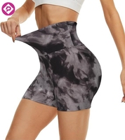 Shorts de cyclisme taille haute pour femme avec logo personnalisé, contrôle du ventre, anti-plis, en Spandex/Polyester, leggings athlétiques d'été