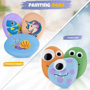 Kreatives Ostern-Bastel set für Kinder 3-8 Jahre altes Felsmalerei-Kit mit Schürzen-Zeichenspielzeug-Set - Product Image 4