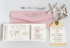 Invitaciones <span class=keywords><strong>de</strong></span> Boda con Diseño <span class=keywords><strong>de</strong></span> Boletos <span class=keywords><strong>de</strong></span> Avión, Invitaciones <span class=keywords><strong>de</strong></span> Boda con Temática <span class=keywords><strong>de</strong></span> Viaje, Boletos <span class=keywords><strong>de</strong></span> Avión, Inviti Matrimonio, Biglietto Aereo - Product Image 2