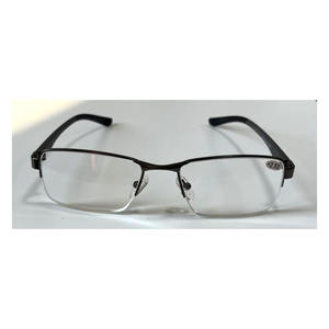 <span class=keywords><strong>Gafas</strong></span> de Lectura <span class=keywords><strong>Progresivas</strong></span> Cuadradas Unisex Más Nuevas con Lentes Multifocales y Montura de Acero Inoxidable Modelo 1106 - Product Image 4