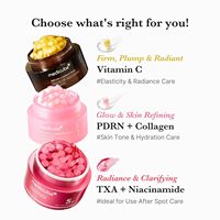 Crème en Capsules medicube Trio TXA + Niacinamide Vitamine C Intense et ADN de Saumon PDRN – Hydratante et Unifiante pour le Teint