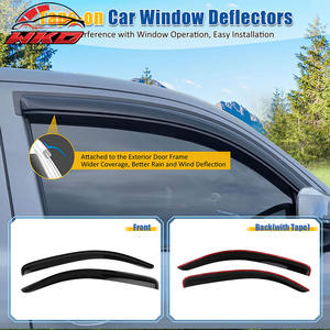 Pare-soleil en acrylique pour Toyota Tacoma Access Cab 16-24, protection contre la pluie et le soleil, 2 pièces - Product Image 2