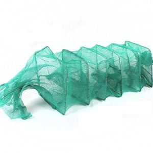 Filets de pêche en HDPE torsadés et noués, traités anti-UV, noirs - Product Image 6