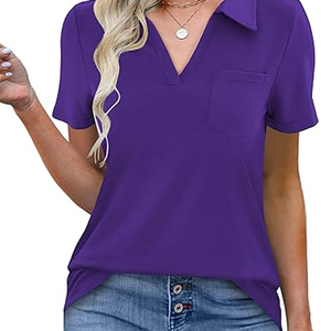 Camisas Polo ajustadas transpirables de ajuste seco para mujer logotipo personalizado impreso nueva llegada al por mayor - Product Image 3