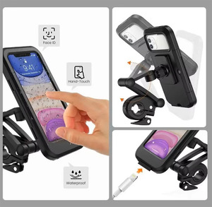 360 Degree Adjustable ABS Waterproof Portable Phone Holder Stand Adjustable Height Folding Flexible Clip Mobile <strong>Bracket</strong> Outdoor - Product Image 6