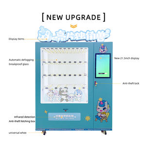 Distributeur <span class=keywords><strong>automatique</strong></span> JSK pour articles de vente au détail, type crochet, 44 emplacements pour étuis de téléphone et porte-clés, avec paiement par carte et Wi-Fi pour un service en libre-service - Product Image 2