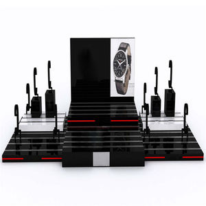 rõ ràng sang trọng acrylic đồng hồ hiển thị đứng với logo - Product Image 5