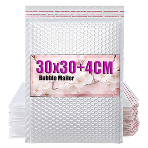 Sobres de Burbuja Blancos Perlados al por Mayor, Bolsas de Embalaje para Ropa, Antigolpes, para Mensajería - Product Image 1