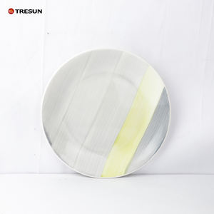 Juego de Vajilla de Cerámica Pintada a Mano de 16 Piezas, Estilo Americano, de Lujo, Ecológico, Apto para Lavavajillas, Juego de Platos para Hotel - Product Image 3