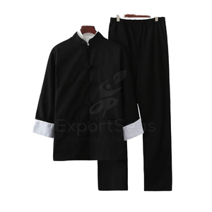 Nouvelle veste décontractée de style streetwear pour hommes, conçue par des designers de mode, 100% coton, arts martiaux, kung-fu, kimono - Product Image 2