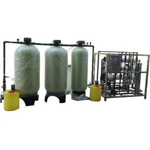 Sistema de água purificado 3000l/h, máquina para fazer água osmose reversa sistema de desalinação de água
