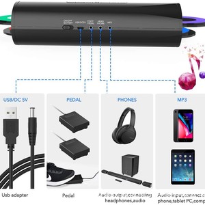 อินโน ครีเอทีฟ ไอเดียส์ชุดกลองอิเล็กทรอนิกส์ G3001C ชุดกลองแบบพกพาที่ใช้แบตเตอรี่แบบพับได้สำหรับผู้ใหญ่เด็กผู้เริ่มต้น - Product Image 2