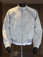 Maßgeschneiderte Modische Streetwear Retro Schwarze PU-Lederjacke für Herren, Locker Geschnitten, Reverskragen Lässiger Mantel Hersteller