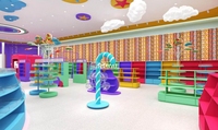 Schöne Einzelhandel geschäft Innen architektur Süßigkeiten Gondel Shop Möbel maßge schneiderte Süßigkeiten Display Stand