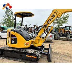 เครื่องคอมมินิโคมัทสึขนาดเล็กแบบใช้แล้ว50MR ใช้ใน5Ton เคลื่อนย้ายดินเครื่องจักรขนาดเล็ก Pc55mr พีซี50 Pc55มีสินค้าในสต็อก - Product Image 6