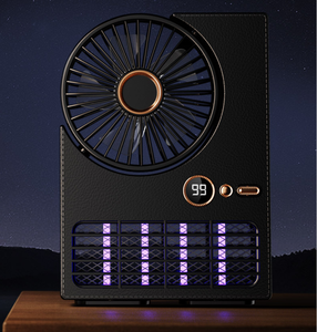 Ventilador de Escritorio Multifuncional con Luz UV Recargable y Pantalla Digital - Product Image 4